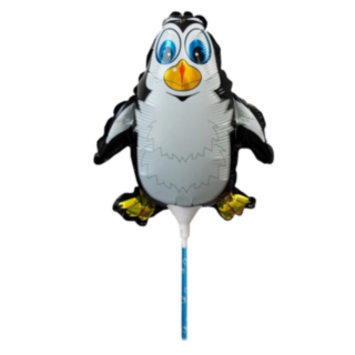 Pingvin Folieballon På Pind