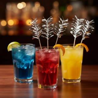 Cocktailpinde Sølv