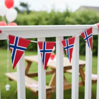 Norge Flag Guirlande