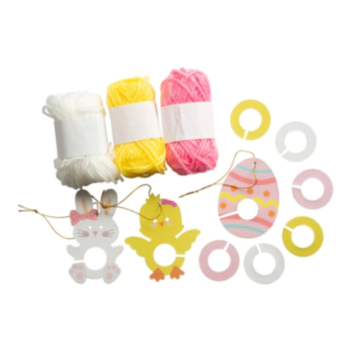 Påske Pom Pom Figurer Sæt