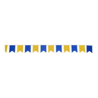 Flag Guirlande Blå/Gul