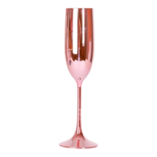 Metallisk Champagneglas Rosaguld