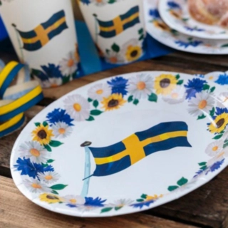 Sverige Paptallerkener