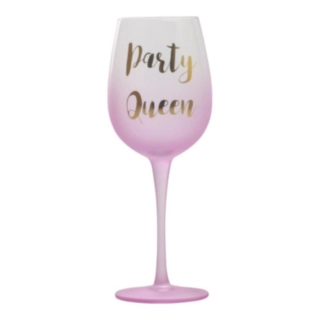 Party Queen Vinglas Lyserød