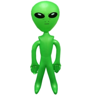 Oppustelig Alien Grøn