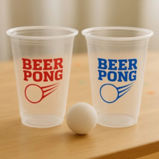 Genanvendelige Beer Pong Kopper & Bolde