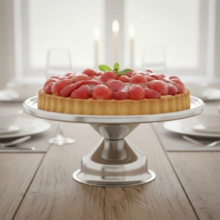 Pedestal Kagefad Rustfri Stål