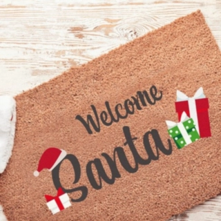 Welcome Santa Dørmåtte