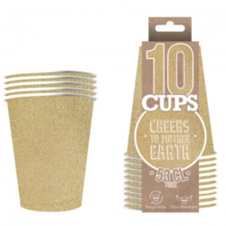 Original Cup Papkrus Glitter Guld
