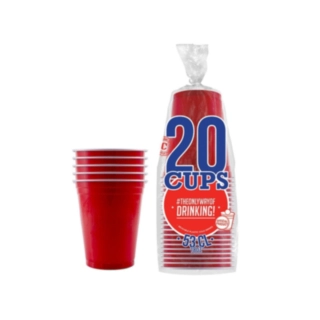 Beer Pong Kopper Rød