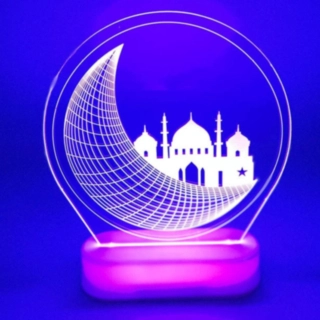 Eid og Ramadan 3D Led bordstander Moske