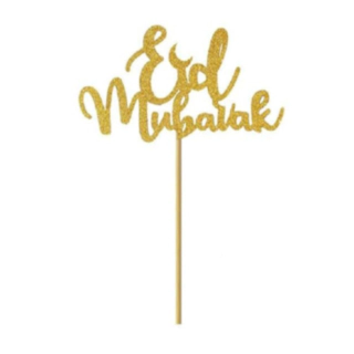 Eid Mubarak Kagetoppe Guld Papir