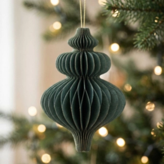 Julepynt Honeycomb Ornament Grøn