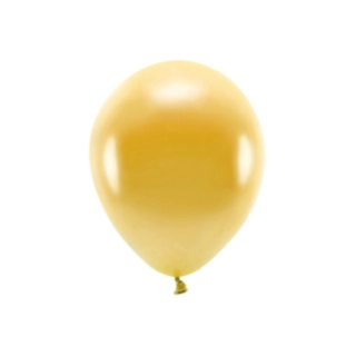 Basic Metalliske Latexballoner Guld