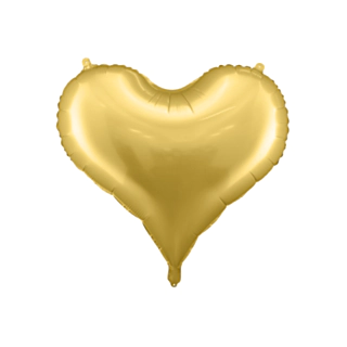 Hjerte Folieballon Guld