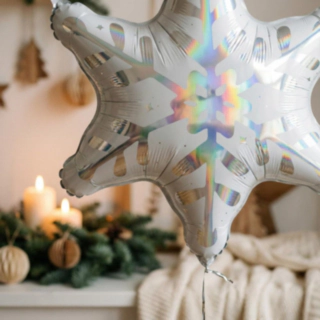 Snefnug Folieballon Holografisk