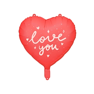 I Love You Hjerte Folieballon