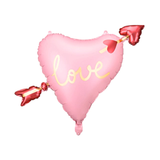Amors Pil Hjerte Folieballon