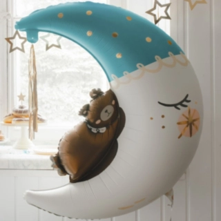 Måne & Bamse Folieballon
