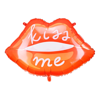 Kiss Me Læber Folieballon