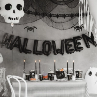 Halloween Folieballoner Sort
