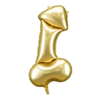 Penis Folieballon Guld