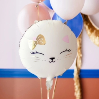 Kat Rund Folieballon