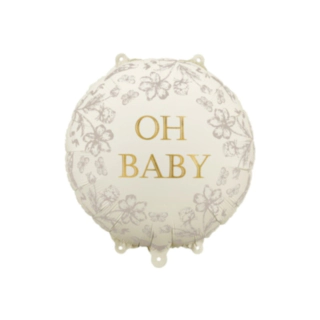 Oh Baby Blomster Folieballon