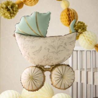 Barnevogn Folieballon