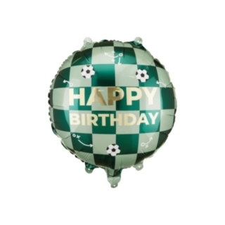 Happy Birthday Fodbold Folieballon
