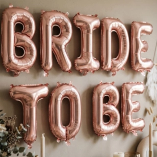 Bride To Be Folieballon Rosaguld