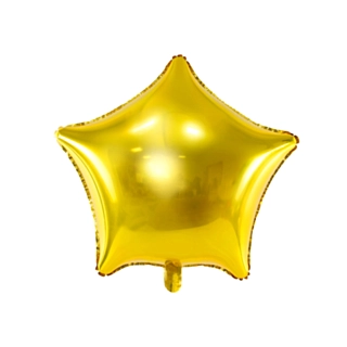 Stjerne Folieballon Guld