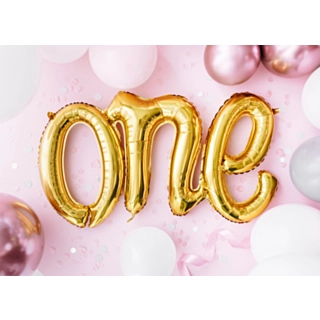 One Folieballon Guld