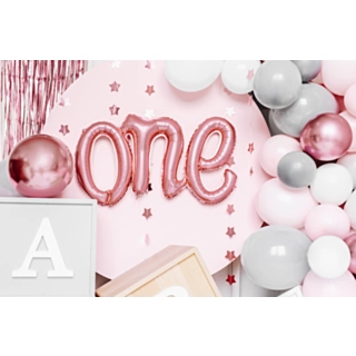 One Folieballon Rosaguld