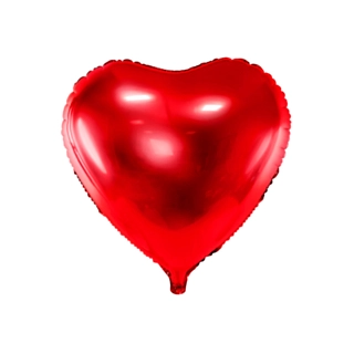 Hjerte Folieballon Rød