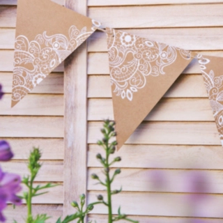 Rustic Country Vimpelguirlande