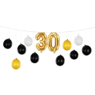 30 Års Ballonguirlande