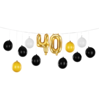 40 Års Ballonguirlande