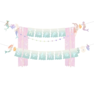 Havfrue Happy Birthday Banner