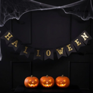 Halloween Flagguirlande