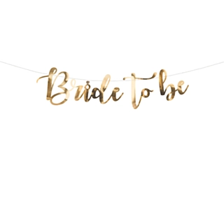 Bride To Be Guirlande Guld