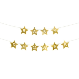 Babyshower Guirlande Guld