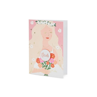 Bride Kort Med Broche