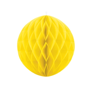 Honeycomb Papirskugle Mørk Gul