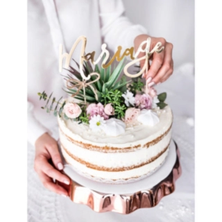 Marriage Kagetopper Guld