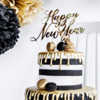 Happy New Year Kagetopper Guld