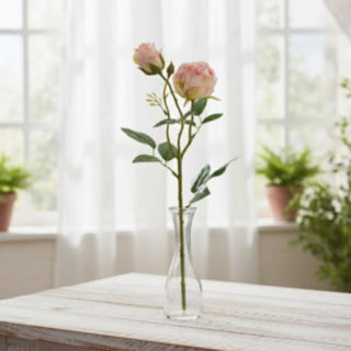 Kunstig Rose Lyserød