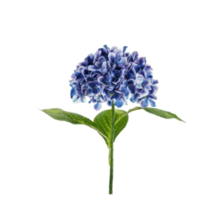 Kunstig Premium Hortensia Blomst Marineblå