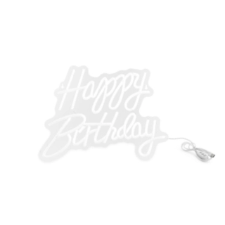 Happy Birthday LED Neon Skilt