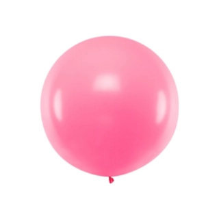 Stor Rund Ballon Lyserød
